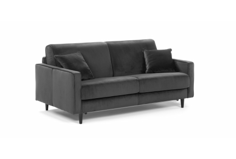 Adelaïde, canapé convertible, velours
                                                
                                    
                                
                                    gris anthracite
                                    
                                
                                    
                                
                                    
                                