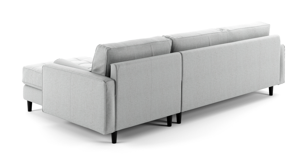 Scotland, canapé d'angle convertible, tissu chiné - 2800