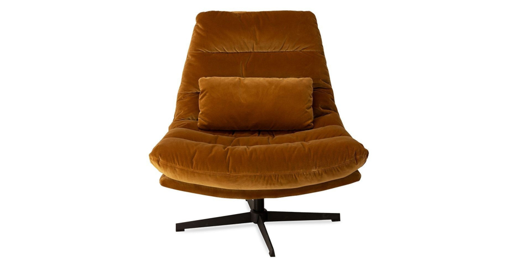 Fauteuil Aristide, velours - 5874